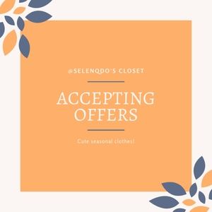 🌸🌼 Accepting Offers 🌼🌸